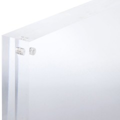 [3-Pack] SimbaLux® Acrylic Photo Frame 5” x 7” Free Standing Magnetic Lock