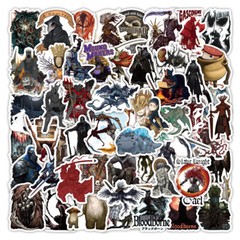 100Pcs Cartoon Dark Souls Sticker for Teens Girls Scrapbooking Water Bottles