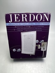 JERDON Rectangular 6.5-Inch x 9-Inch Wall Mount Mirror – Makeup Mirror with 5…