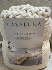 Casaluna x Target Oversized Solid Bed Throw Natural 50” x 70” ***See Description