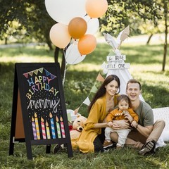 A-Frame Double-Sided Magnetic Chalkboard 40″x20″ for Restaurants & Weddings
