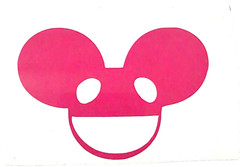 Hot Pink Deadmau5 3.5 Inches Vinyl Decal Sticker For Any Surface 1/25