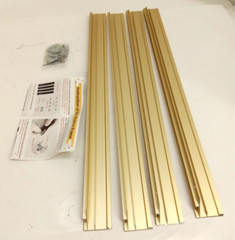 Folkor Canvas DIY Gold Floater Frame For 24″ x 24″ Oil Paintings 1.5″ Deep