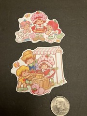 Strawberry Shortcake Matte Retro Vintage Design Stickers Pack Of 40 New