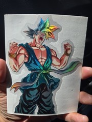 5″ Spotholographic Weatherproof Sticker Decal Ui Goku Dragon