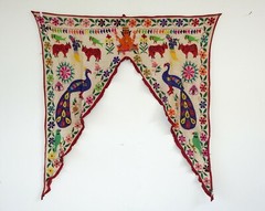 Vintage Welcome Gate Toran Door Valance Window Décor Tapestry Wall Hanging DV02