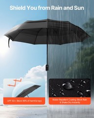 Travel Umbrella, 42 In Portable Compact Umbrellas, Automatic Open-Close Umbrella