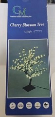 Cherry Blossom Tree Tabletop Lamp Light Warm White 17-inch 64 LED