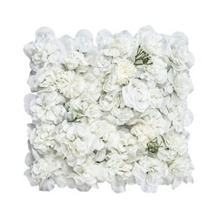 3D Flower Wall Panel, 24 PCS 15 x 15 inch, Artificial Floral Wall Background Mes