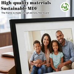 5Pcs Certificate Frames Document frames 8.5x11in for Wall Or Tabletop , Black