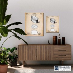 Laundry Room Décor, Patent Laundry Basket Canvas Print, Ready To Hang