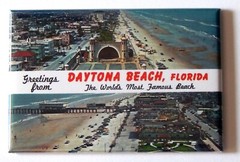 Greetings from Daytona Beach Florida FRIDGE MAGNET travel souvenir «style D»
