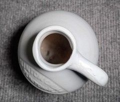Vintage Cottagecore Clinton China Stoneware Jug About 9 Inches Tall
