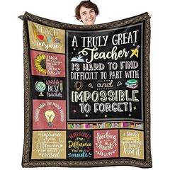 Teacher Appreciation Gifts for Women, End of Year Teacher 60″ X 50″ Black-01