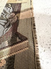 Woven Fringed The Last Supper Religious Wall Tapestry Hanging 35 x 14