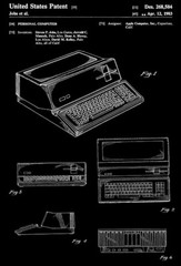 1983 – Personal Computer – Apple – Steven Jobs – Patent Art Poster