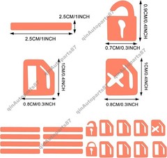 Car Sticker Car Door Window Switch Luminous Sticker Night Safety Accessories