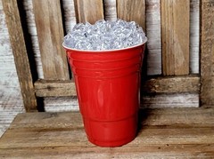 50 Pieces Of Large 1″ Irregular Acrylic Faux Ice / Clear Stones / Artificial…
