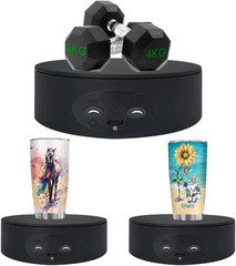 Rotating Display Stand, 5.2″ 4.4lb Load Cup Display Turner For Tumblers, Spinnin