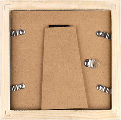 5X5 Black Picture Frames Square Classic Natural Wood 6 Pack for Wall Mounting an