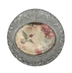 Mikasa Picture Round Cut Clear Crystal Oval Frame Covered Box «Home Beautiful»