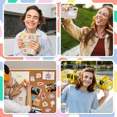 200 PCS Sober Stickers Positive Sobriety Stickers Women Men Adults Teens Vinyl