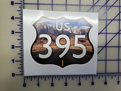 US Route 395 Sticker Decal Highway Sign Road Sign Bishop California Light shade