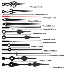 Silent Clock Repair Kit with Five Sets of Hands for Custom Clock Making