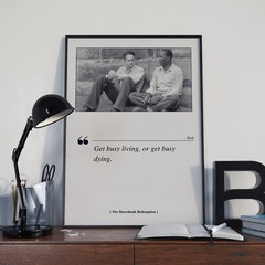 The Shawshank Redemption Movie Poster Print, Movie Quote – Unframed
