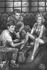 Audrey/Marilyn/Dean – James Danger Harvey Poster 24in x 36in