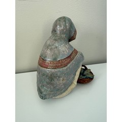 1985 Lladro Porcelain Figurine Fish Vendor Basket Native American Inspired 2162