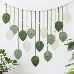 Macrame Wall Hanging Large Macrame Leaves Tapestry Wall Hanging Decoration Bo…