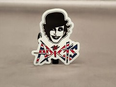 The Adicts Inspired Stickers Punk Rock Music Band UK England Union Jack Decals