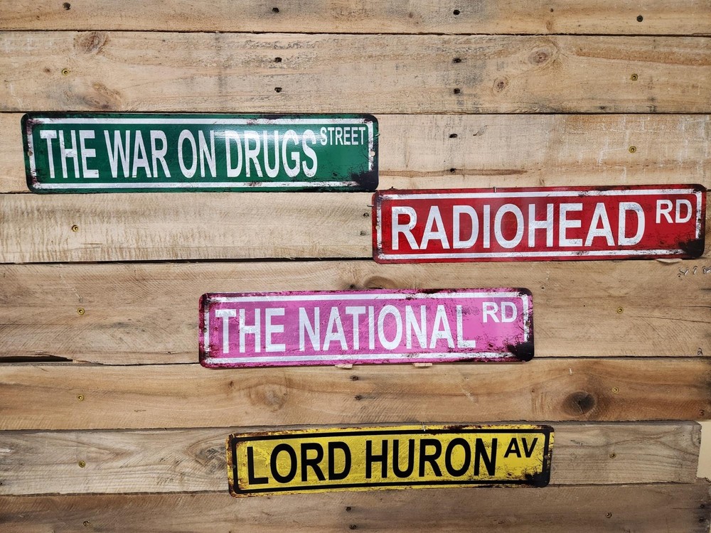 Custom Personalized Street Signs, garage sign, road sign, RUSTY VINTAGE LOOK new