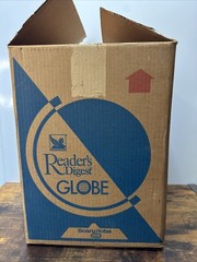 Scan Globe Denmark Illuminated Light Up Reader’s Digest Vintage MCM w Box
