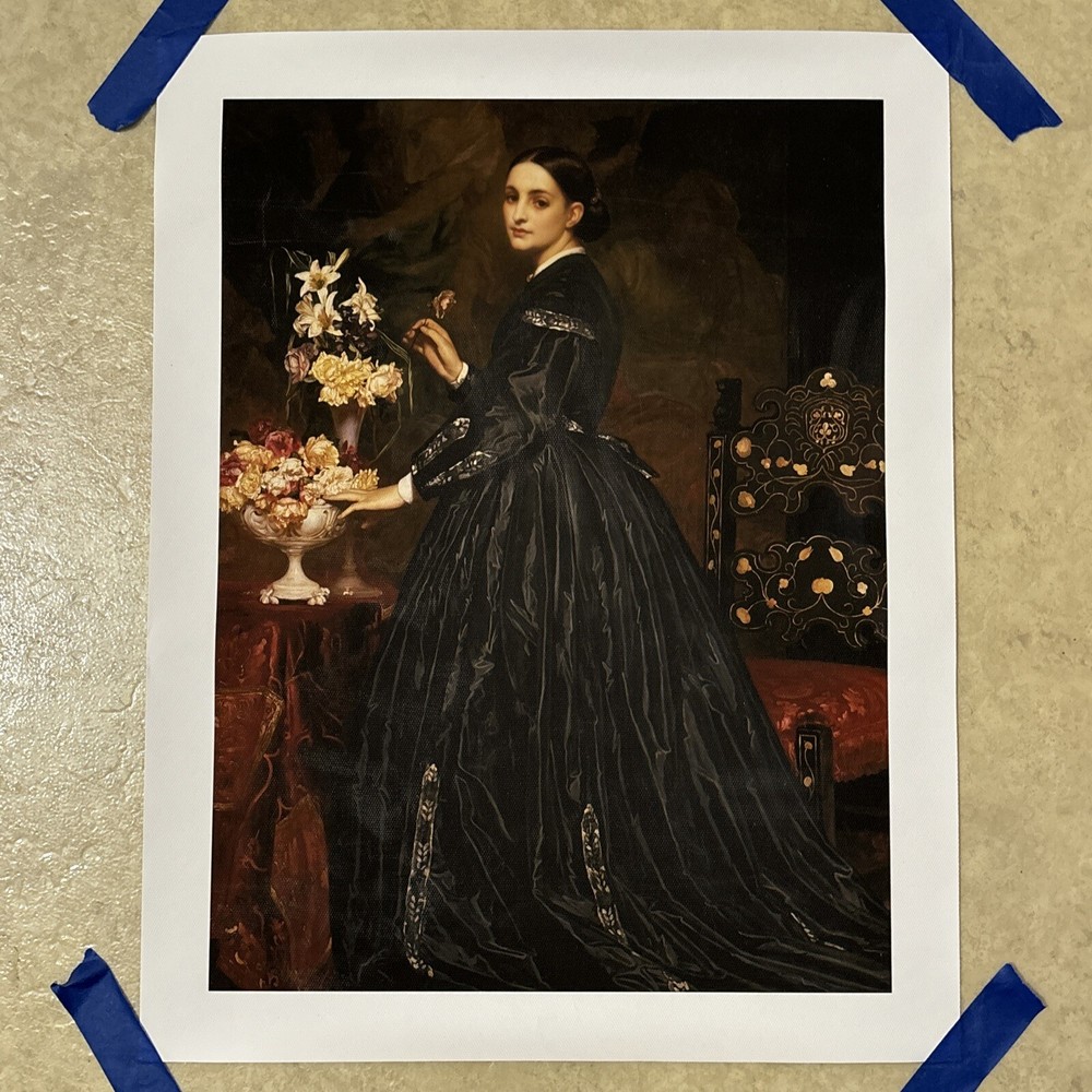 Lord Frederic Leighton – Mrs. James Guthrie ✅ Canvas Poster Wall Art ✅ 12×18 in