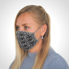 Solid knitted Face Mask two layers reusable washable bandanas