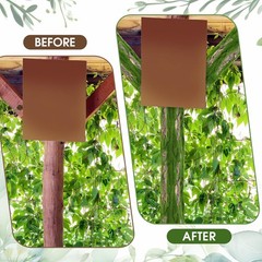 Artificial Moss Bark 11.8 x 11.8 inches Tree Plants Bark DIY for Tree Collar