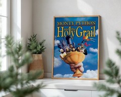Monty Python and the Holy Grail (1975) Movie Poster Wall Art Print