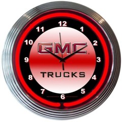 GMC Truck Neon Clock 15″x15″ 8GMCXX