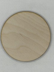 Custom Laser Cut Unfinished Circle Shape Wood Cutouts