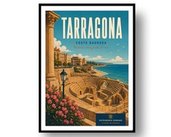 Tarragona Travel Poster Print, Wall Decor