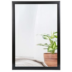 Rectangular Wall Mirror 24″ x 36″ Modern Decorative Vanity Bathroom Mirror Black