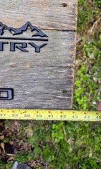 Chevrolet Silverado Duramax LTZ 2500 HD Rustic Wood Garage Art Sign