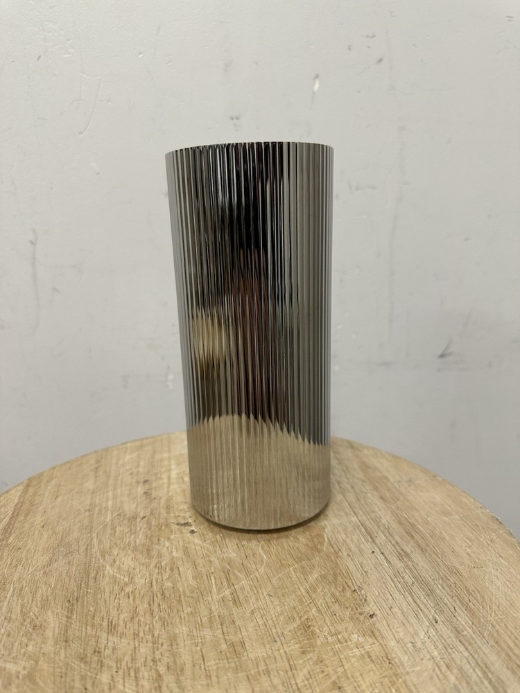 Georg Jensen Bernadotte Stainless Steel Vase Medium