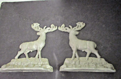Door Stop BOOK ENDS Moose Rustic Cast Iron / METAL NONE PAINTED 9 » Height
