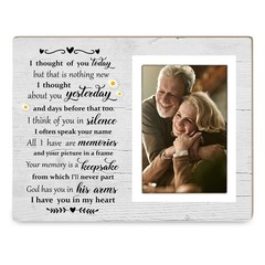 Memorial Gifts Picture Frame, Condolence Gifts Wooden Photo Frame, In Loving …