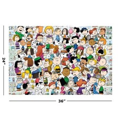 Peanuts – Comic Poster (All Characters Collage – Charly Brown, Snoopy, Linus…)