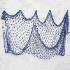 Blue Decorative Fish Netting Fishing Net Decor Ocean Pirate Beach Theme Party