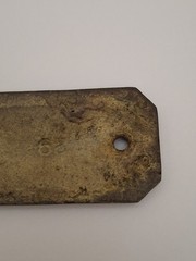 Vintage Brass Ladies Door Restroom Sign( See Pictures)